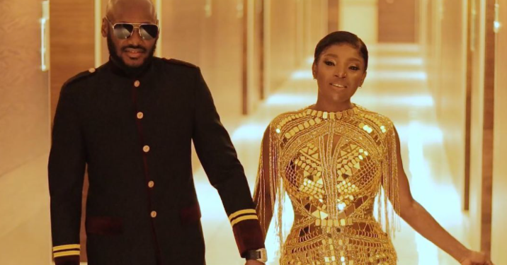 2face Idibia celebrates Birthday with wife