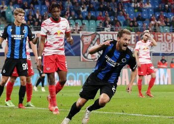RB Leipzig beaten by Club Bruges