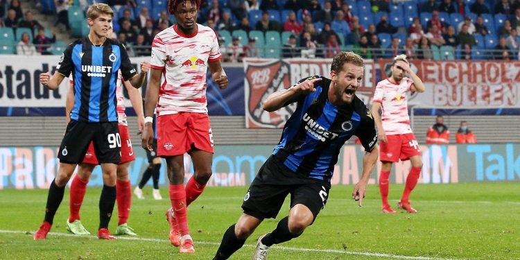 RB Leipzig beaten by Club Bruges