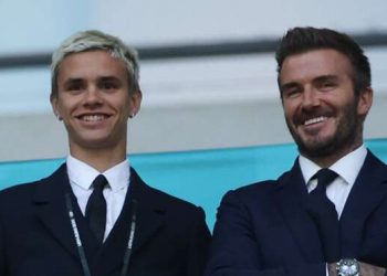 Romeo Beckham debuts in American Club