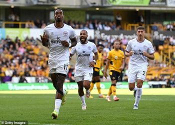 Brentford clinches victory over Wolves