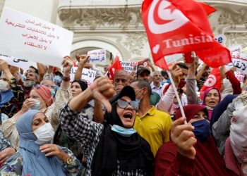 Tunisians protest over Seizure of Power