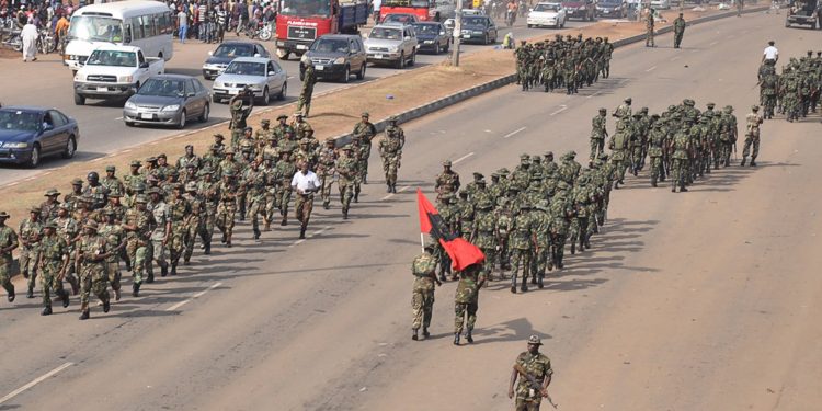 Army Flags-off Exercise Golden Dawn in Enugu