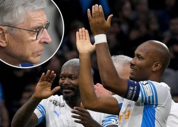 Drogba scores Hat-trick against Arsene