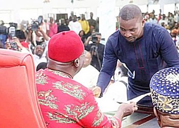 Former Super Eagles Midfielder Karibe Ojigwe Sworn in As Commissioner