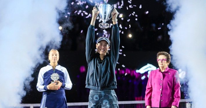 Garbine Muguruza Wins Her First WTA Finals