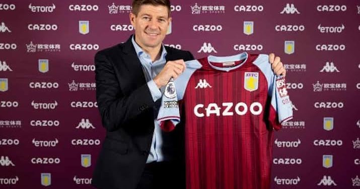 Aston Villa appoints Gerrard as new Manager