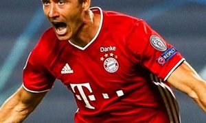 Lewandowski Marks 100th Champions League Appearance with Hat-Trick