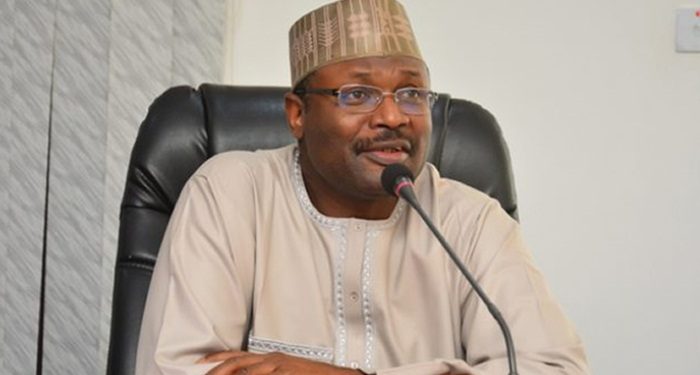 INEC Chairman Arrives Anambra Ahead of Saturday’s Election