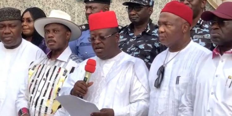 South East Governors urge residents to vote for candidate of their choice in Anambra state Election