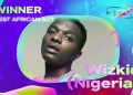 Wizkid Wins The Best African Act Award 2021