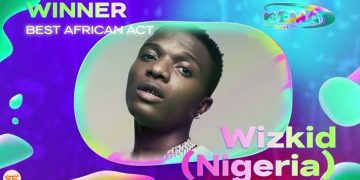 Wizkid Wins The Best African Act Award 2021