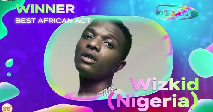 Wizkid Wins The Best African Act Award 2021