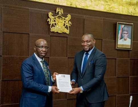 Edo Government Receives Grant to Improve Health Facility