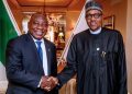 Buhari wishes Ramaphosa quick recovery
