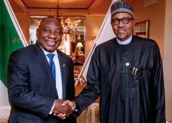 Buhari wishes Ramaphosa quick recovery