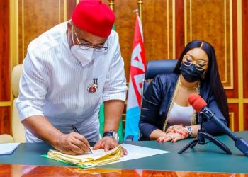 Uzodinma signs VAPP Bill into Law.