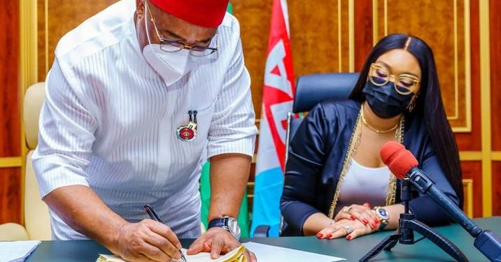 Uzodinma signs VAPP Bill into Law.