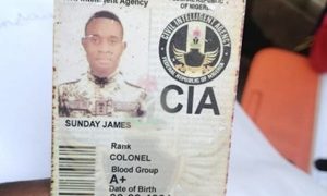 Fake Soldier Arrested in Edo
