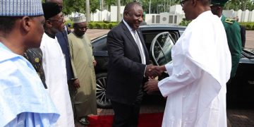 Buhari Receives South African President
