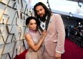American Actor Momoa and Wife Splits