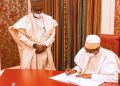 Buhari Signs Agreement to End Open Defecation