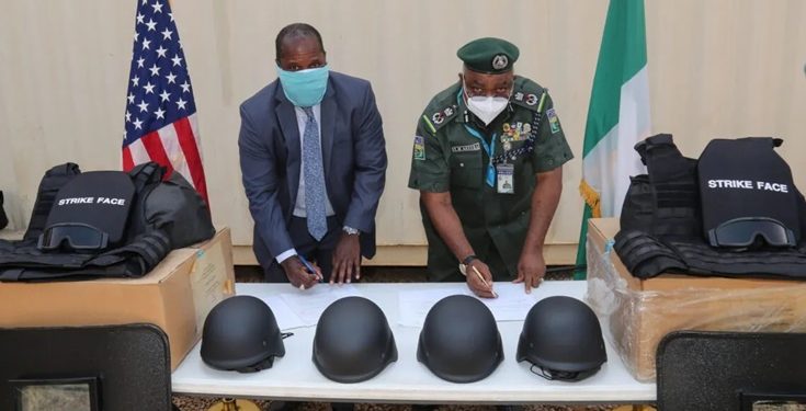 FG Donates Security Equipment to NPF