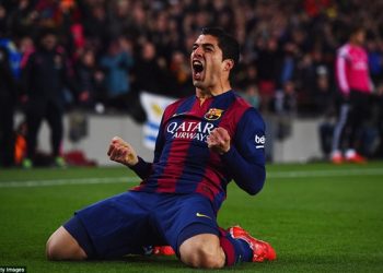 Luis Suarez scores First Goal in Two Months