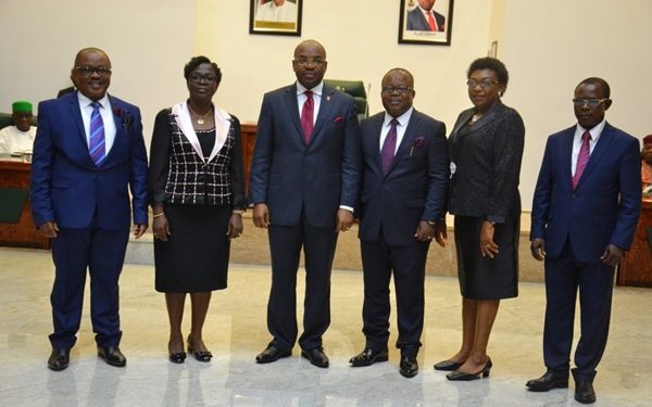 Governor Emmanuel swears in Permanent Secretaries