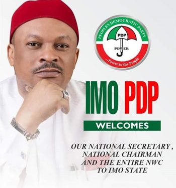 Imo PDP to Hold Grand Reception for Anyanwu