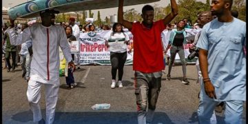 NANS Protest Against ASUU Strike