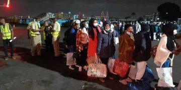 NEMA Receives Libyan Returnees