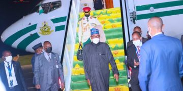 President Buhari Arrives Ethiopia Ahead of AU Assembly
