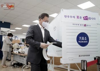 South Korea Eases COVID Restriction Ahead of Election