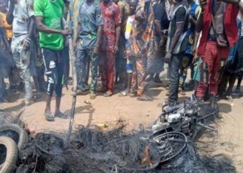 Two Ritualists Set Ablaze in Ogun