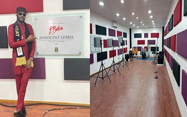 2Face Idibia Builds a Multi-million Music Studio for OAU