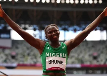 Brume Wins Silver Medal at 2022 World Athletics Indoor Championships