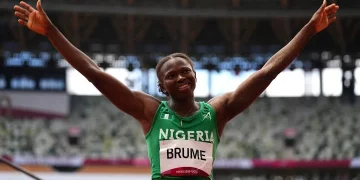 Brume Wins Silver Medal at 2022 World Athletics Indoor Championships