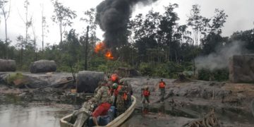 Defence Headquarters Destroys 29 Illegal Refineries