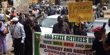 Edo Pensioners Protest Over Unpaid Gratuity and Entitlements