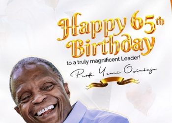 President Buhari Felicitates Osinbajo on his 65th Birthday Celebration.