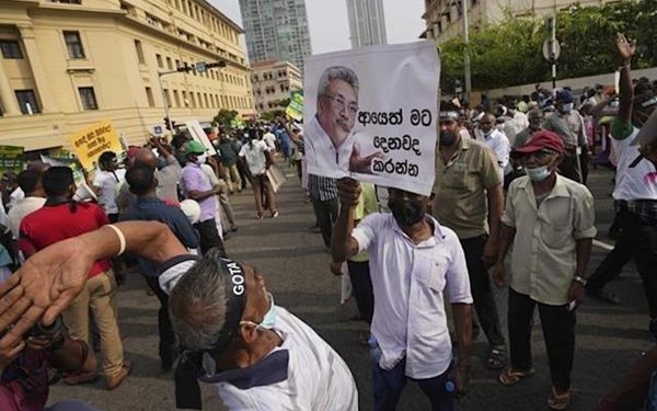 Sri Lankan Protesters Demand President Resignation