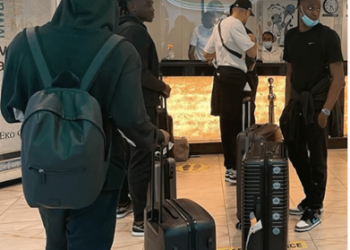 Super Eagles Arrives Ghana Ahead of World Cup play-off