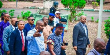 Soludo visits scene of arson attack