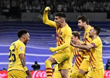 Barca beats Real Sociedad 1-0 to move to second spot