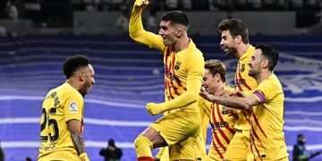 Barca beats Real Sociedad 1-0 to move to second spot