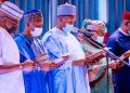 Buhari Swears-in  New Commissioners