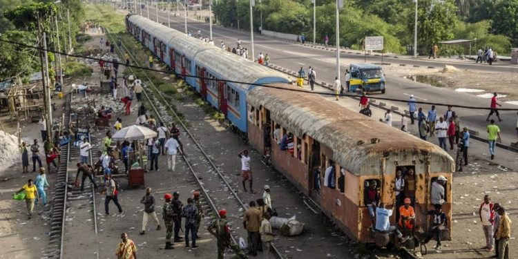 Train accident in DRC claim lives