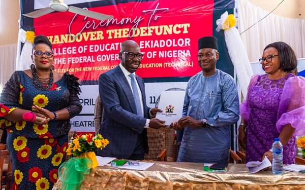 Edo Government Hands Over State College of Education to Federal Government