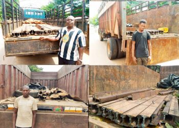 Enugu NSCDC Arrests Railway Vandals